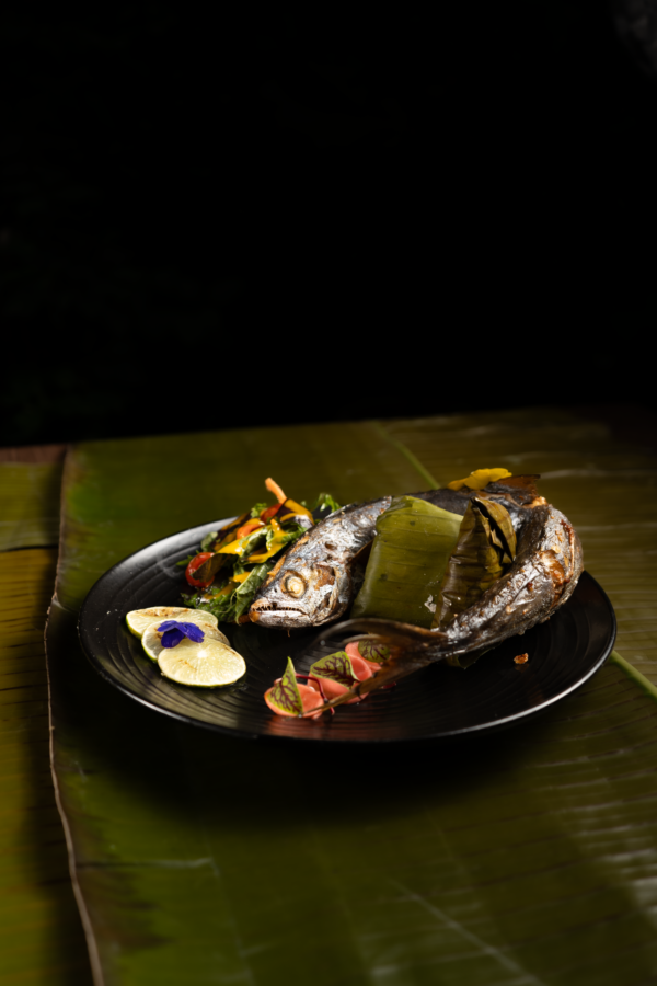 Creamy rice with crispy fish cracklings - Image 2